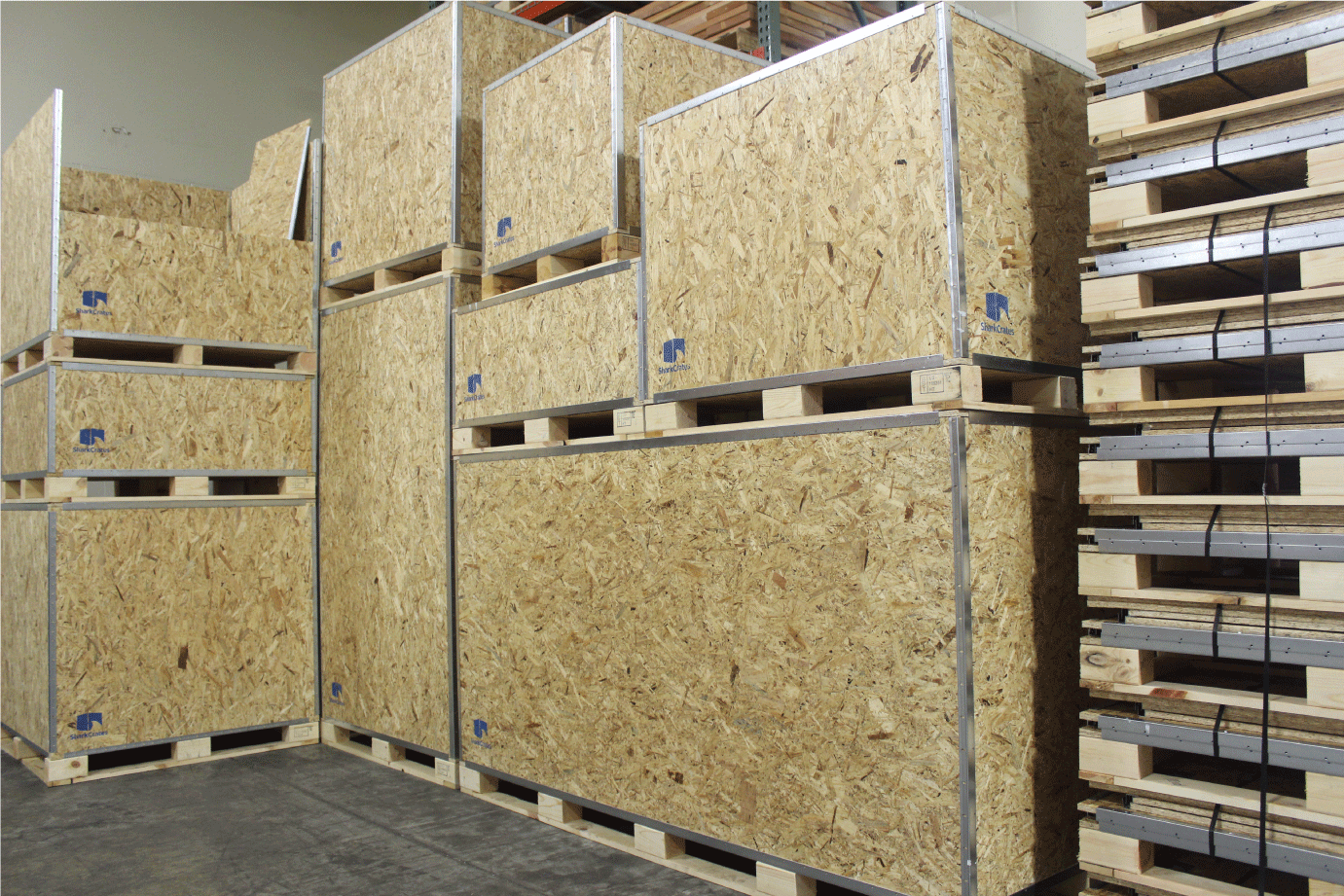 SharkCrate shipping crates and sets
