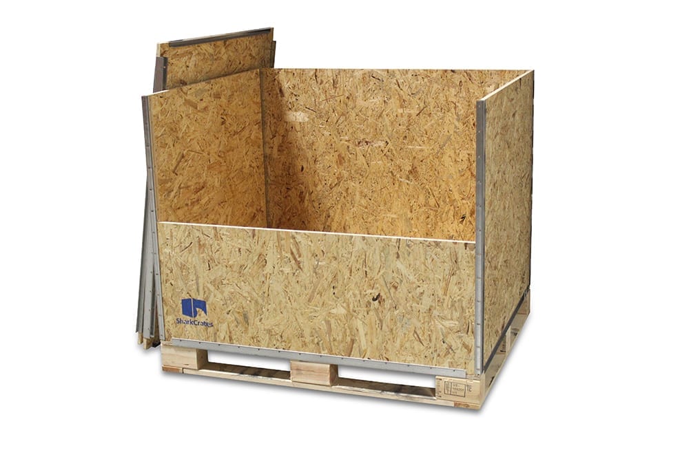 Assembling 48x40x42 Wood Shipping Crate w/ Loading Panel - SharkCrates