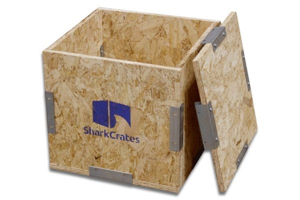 Wood Shipping Crate- 14 x 14 x 14 no pallet