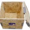 Wood Shipping Crate | 14 x 14 x 14 top view