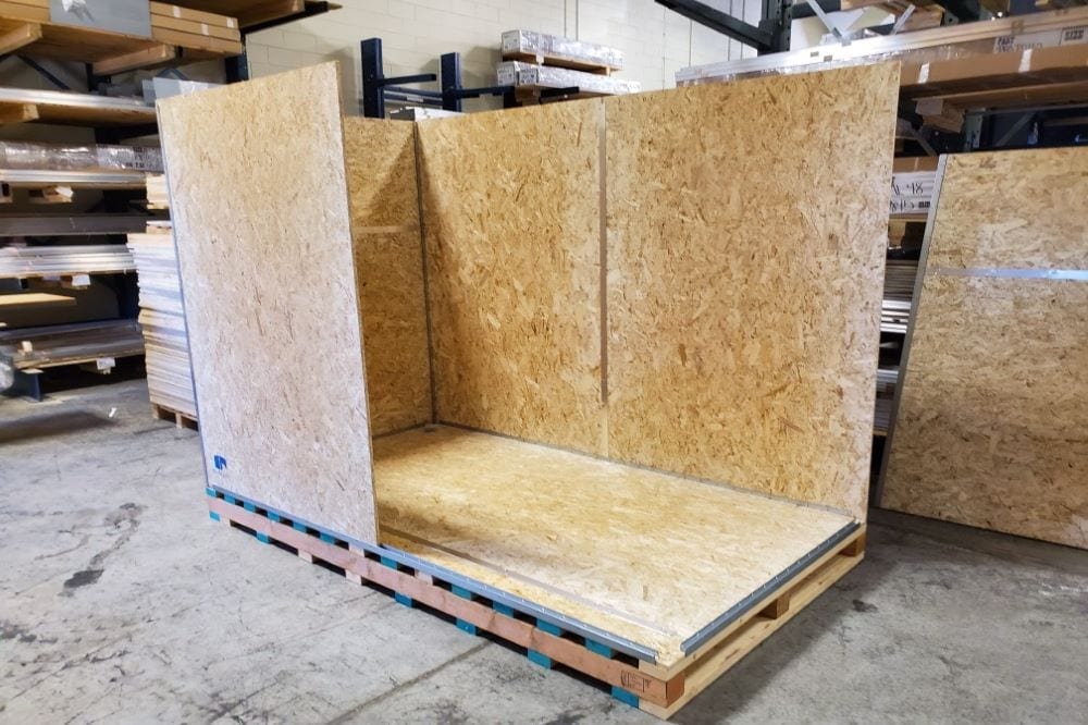 Large custom shipping crate