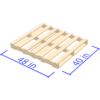 48x40 US Style Stringer Pallet
