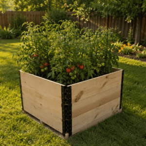 Pallet Collar Raised Garden Bed - 36x36