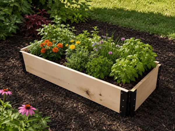 Früh 48x18 pallet collar raised garden bed